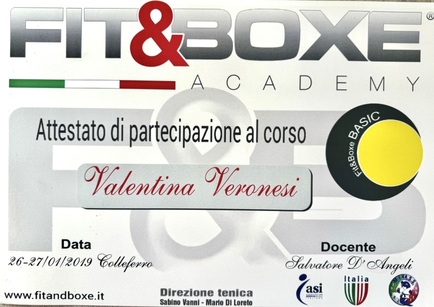 Istruttrice fitboxe Roma