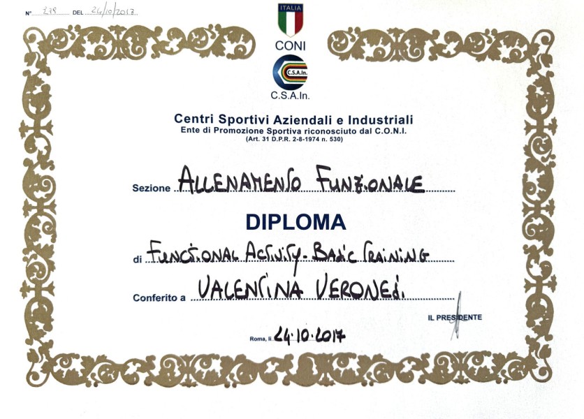 Istruttrice allenamento funzionale Roma