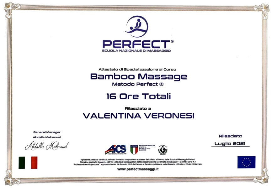 Massaggio Bamboo Roma
