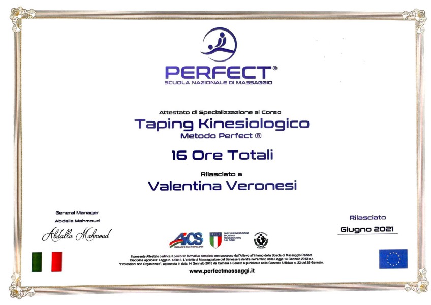 Taping Kinesiologico Roma
