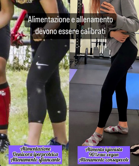 Valentina allenamenti e dieta